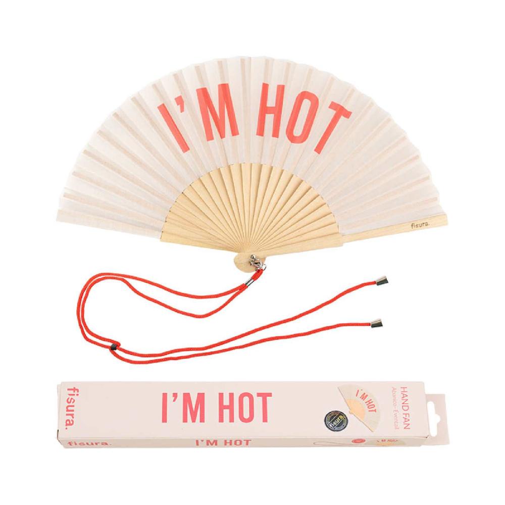 Trendform Handfächer I'M HOT Beige
