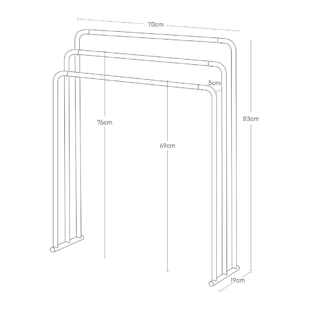 Trendform Handtuchhalter PLAIN Weiss