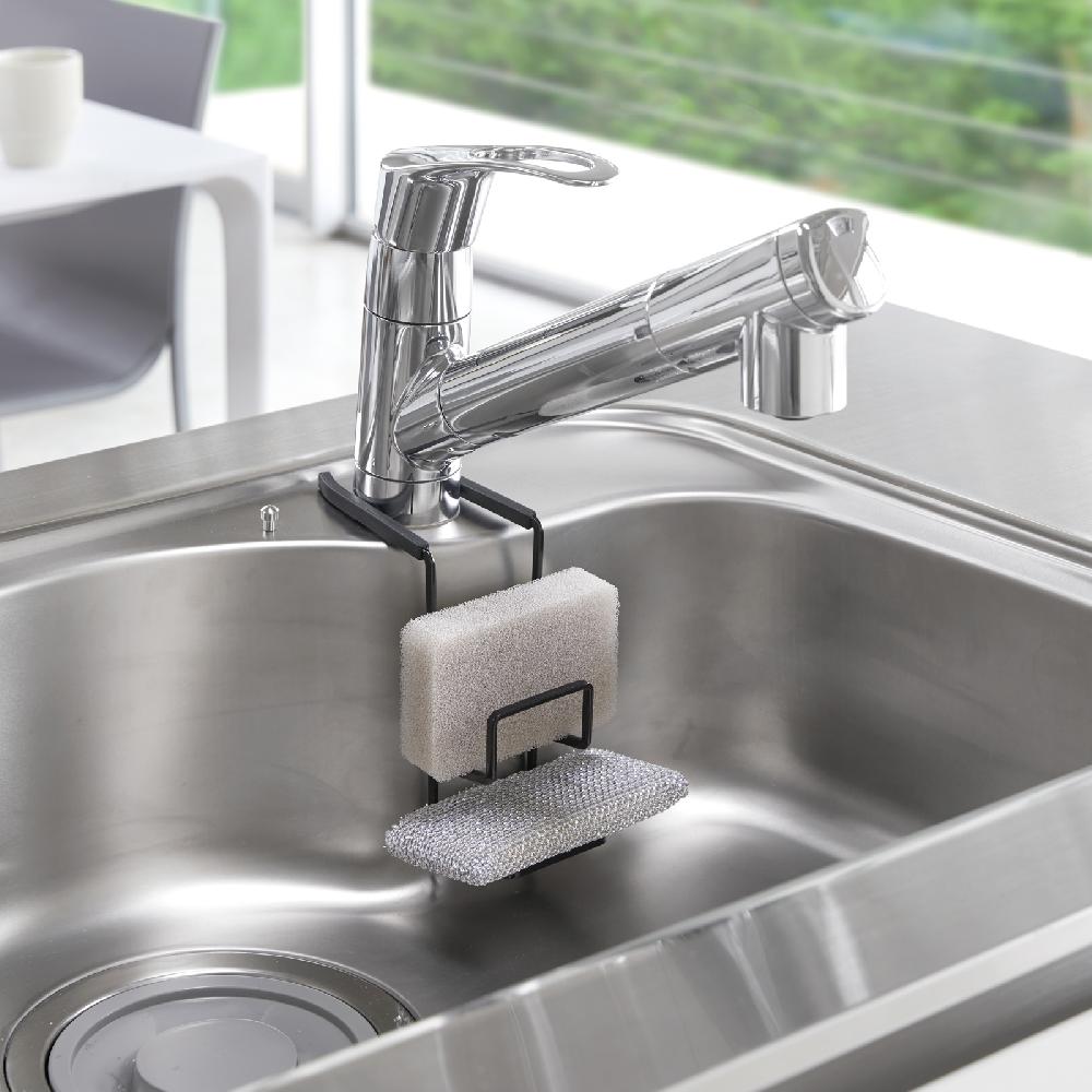 Trendform Hängender Schwammhalter TOWER Schwarz