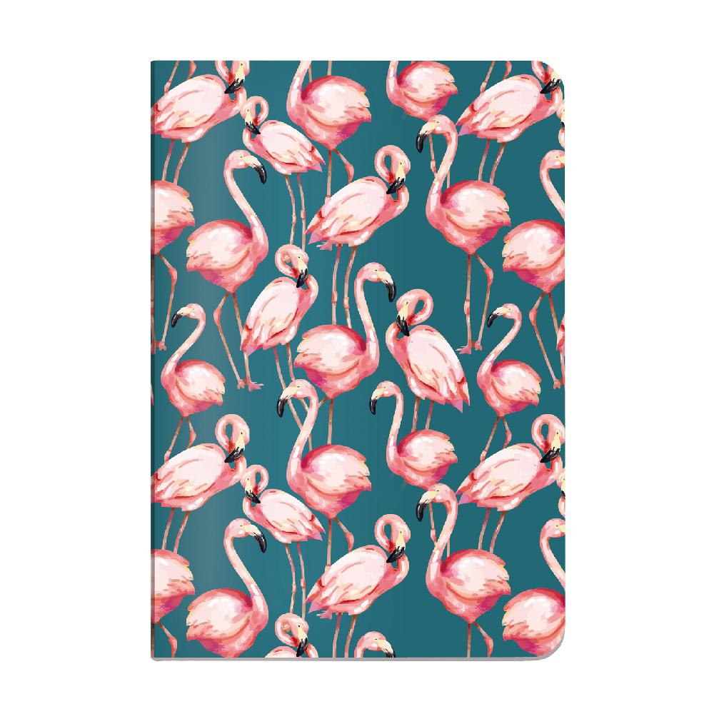 trendform Heft A5 Deluxe PINK FLAMINGO