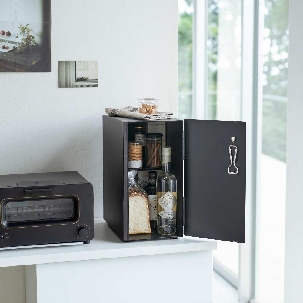 Trendform Hoher Brotkasten TOWER Schwarz