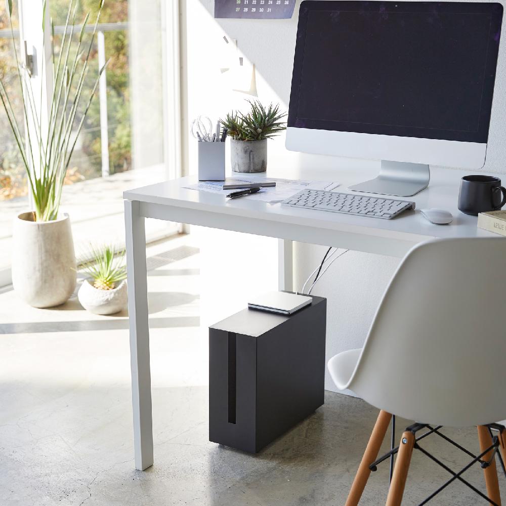 Trendform Kabelbox Mit Rollen TOWER Schwarz