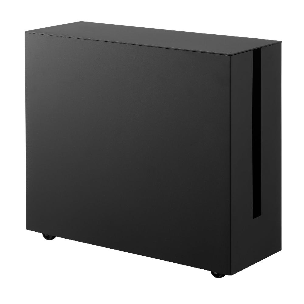 trendform Kabelbox mit Rollen TOWER schwarz