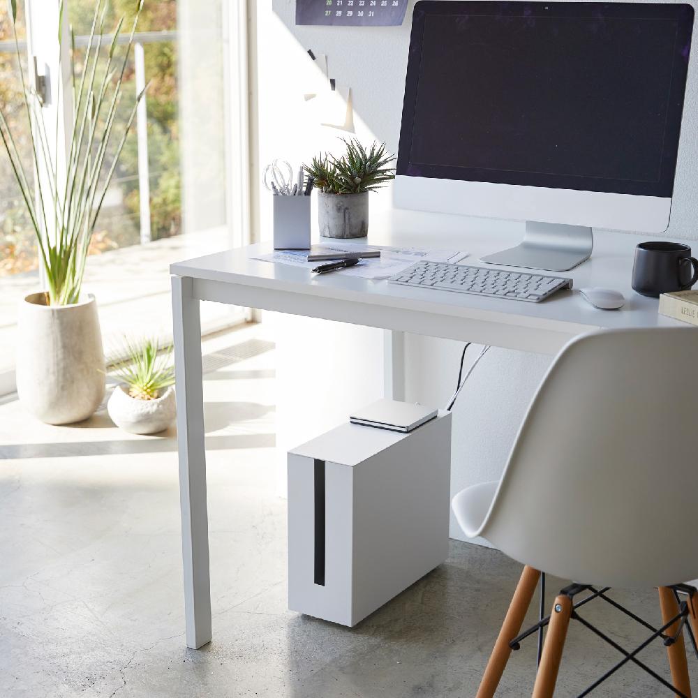 Trendform Kabelbox Mit Rollen TOWER Weiss