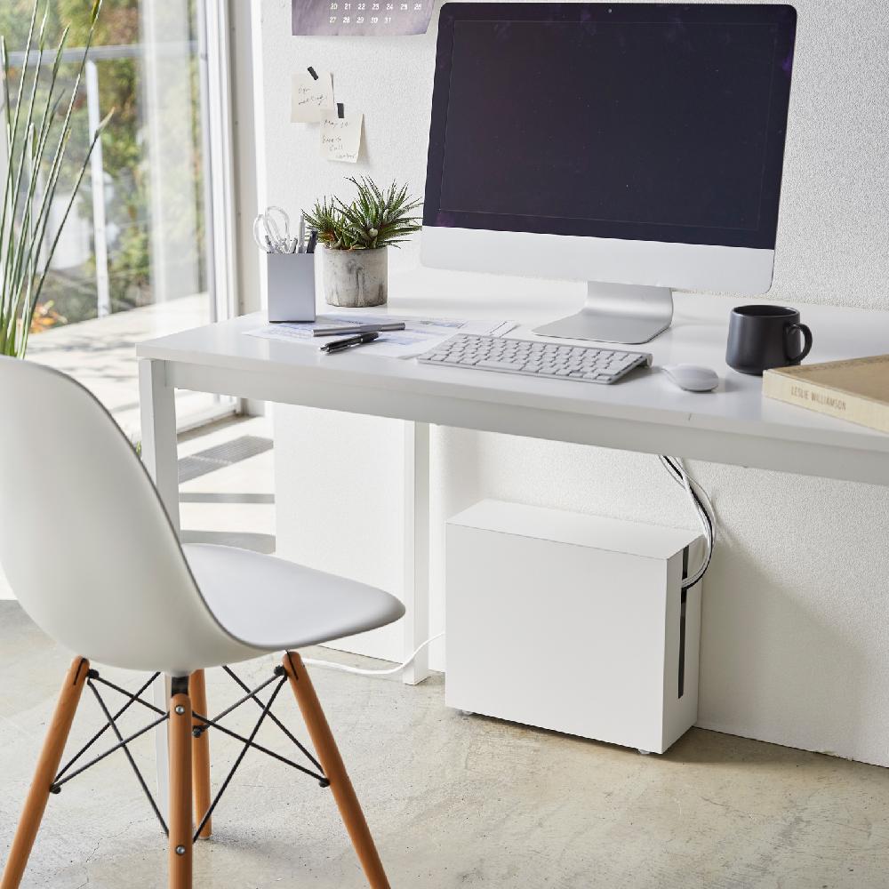 Trendform Kabelbox Mit Rollen TOWER Weiss