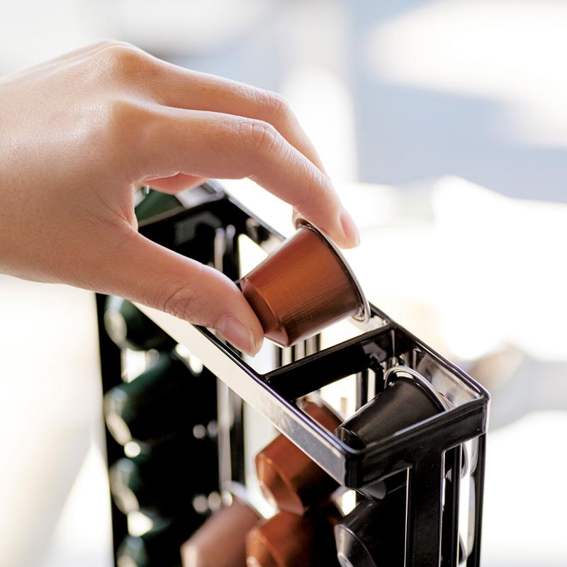 Trendform Kaffeekapselhalter TOWER Schwarz