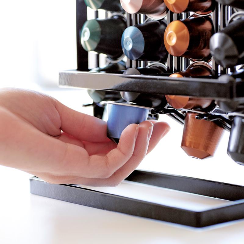 Trendform Kaffeekapselhalter TOWER Schwarz