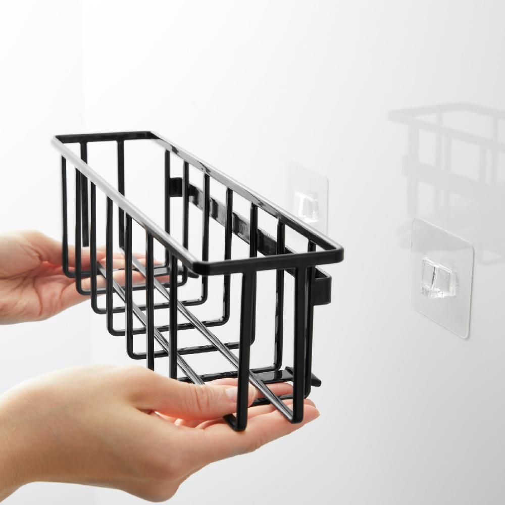 Trendform Klebehaken-Mehrzweckkorb L TOWER Schwarz