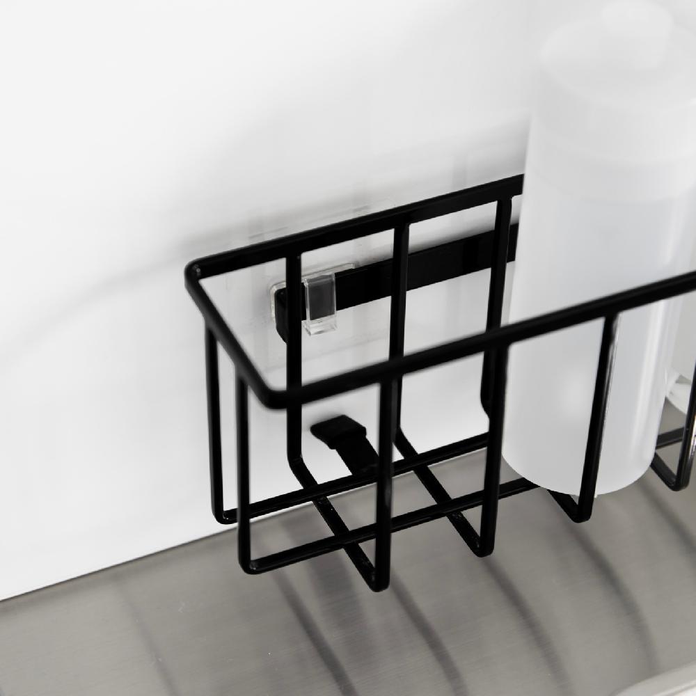 Trendform Klebehaken-Mehrzweckkorb L TOWER Schwarz