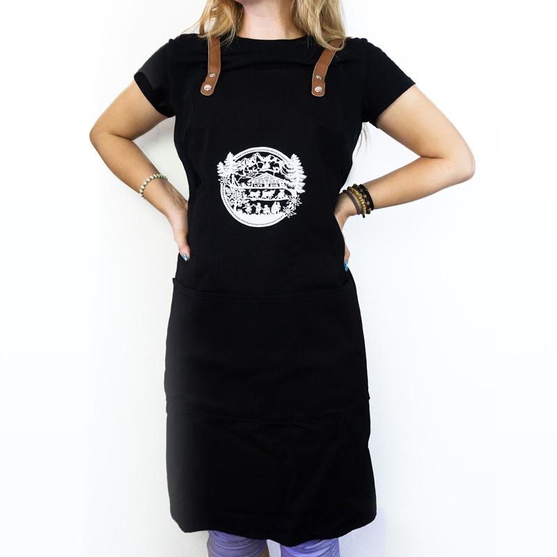 Trendform Kochschürze SWISS TRADITION Schwarz