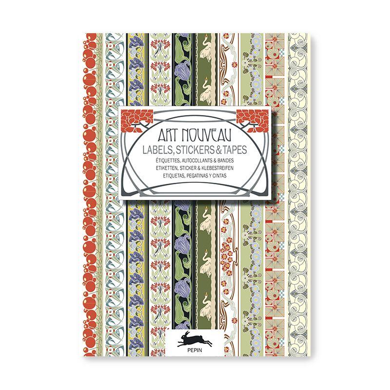 trendform Label & Sticker Book ART NOUVEAU
