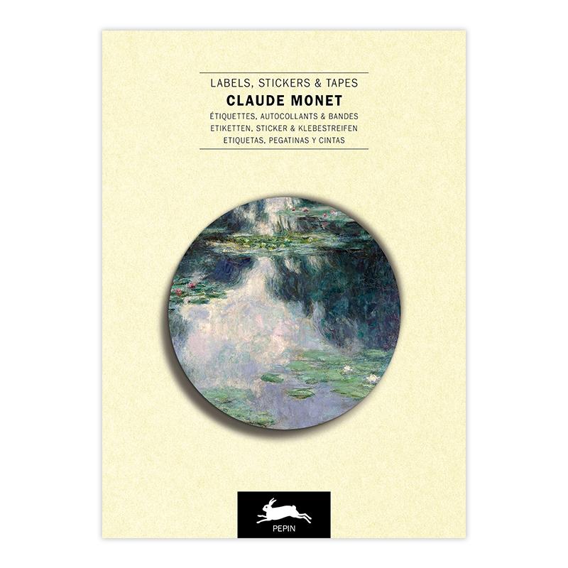 trendform Label & Sticker Book CLAUDE MONET