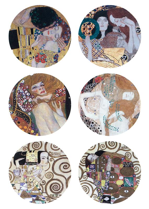 Trendform Label & Sticker Book GUSTAV KLIMT