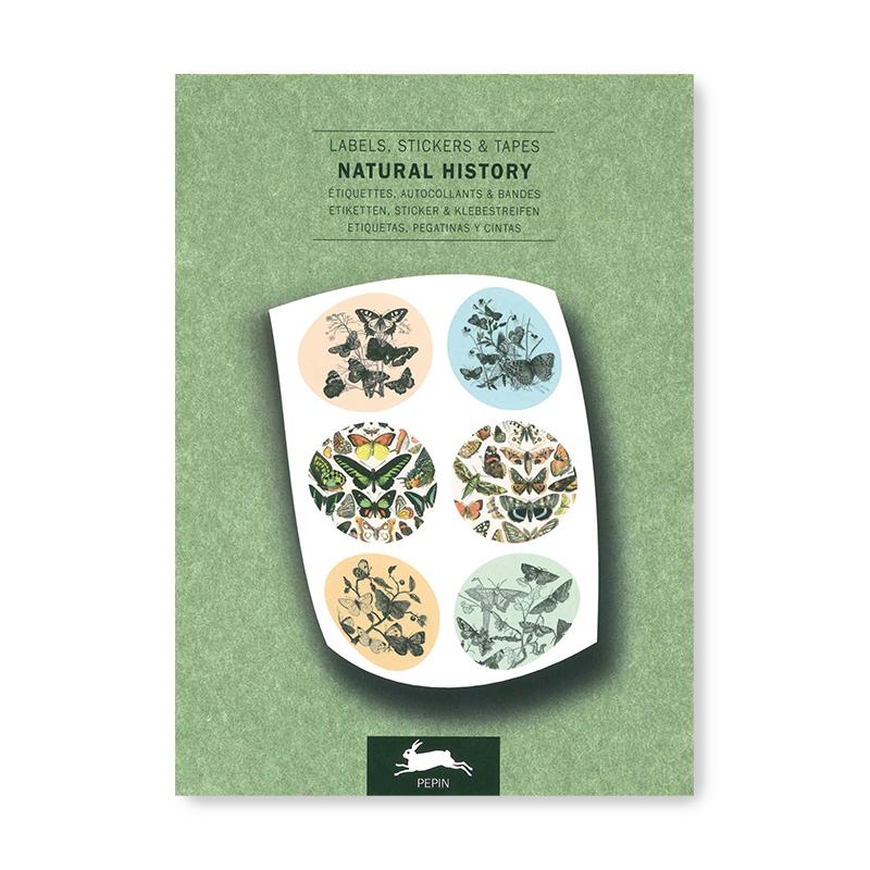 trendform Label & Sticker Book NATURAL HISTORY