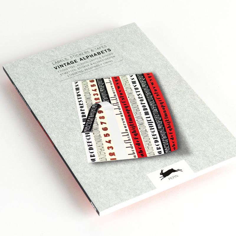 Trendform Label & Sticker Book VINTAGE ALPHABETS