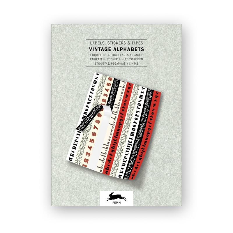 trendform Label & Sticker Book VINTAGE ALPHABETS