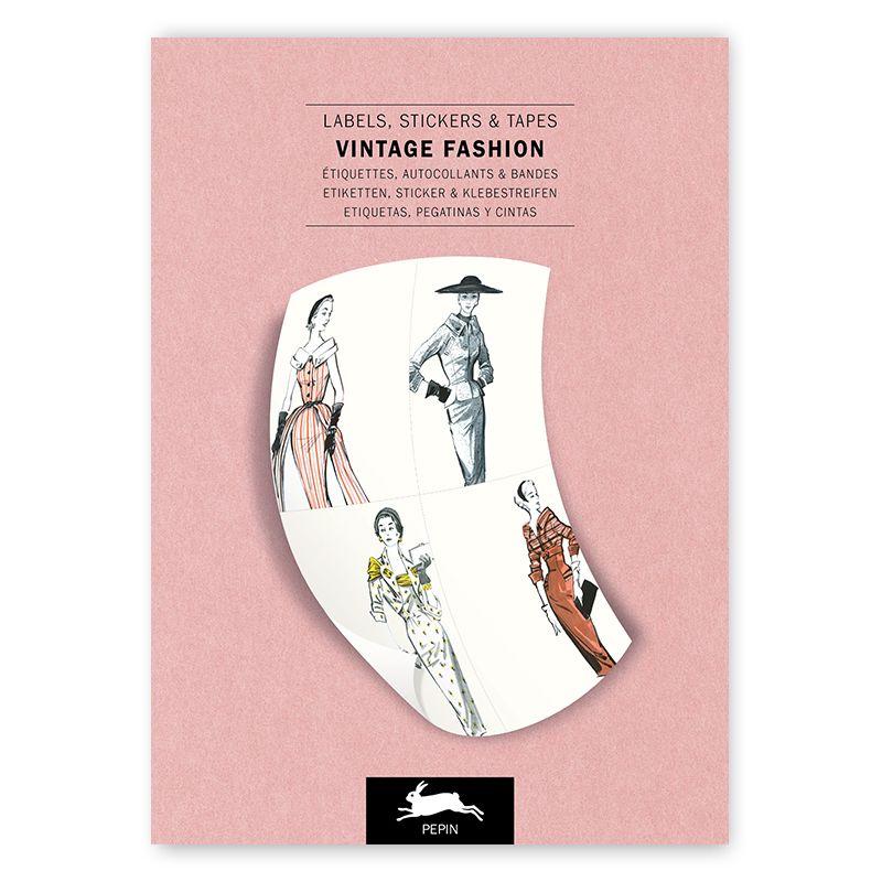 trendform Label & Sticker Book VINTAGE FASHION