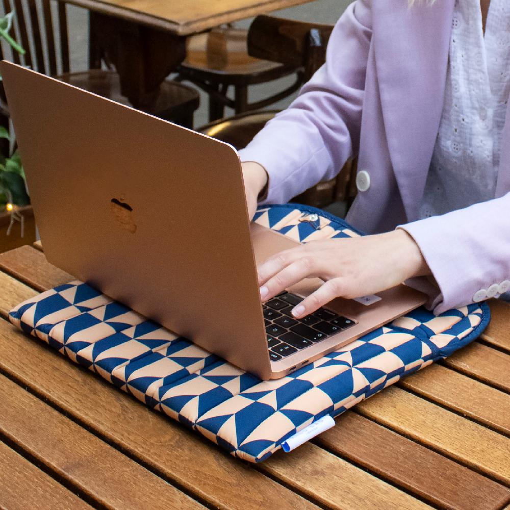Trendform Laptop Sleeve 13'' Navy Coffee