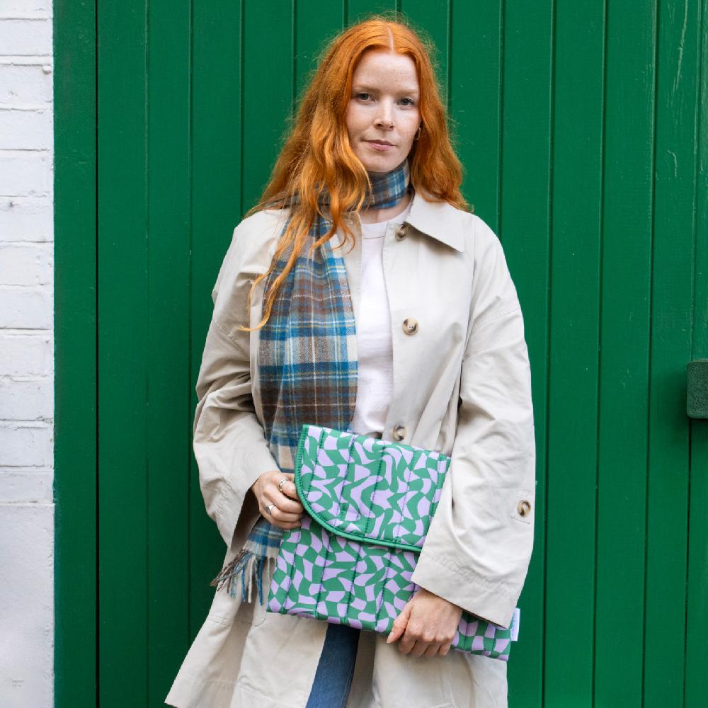 Trendform Laptop Sleeve 16'' Wavy Check