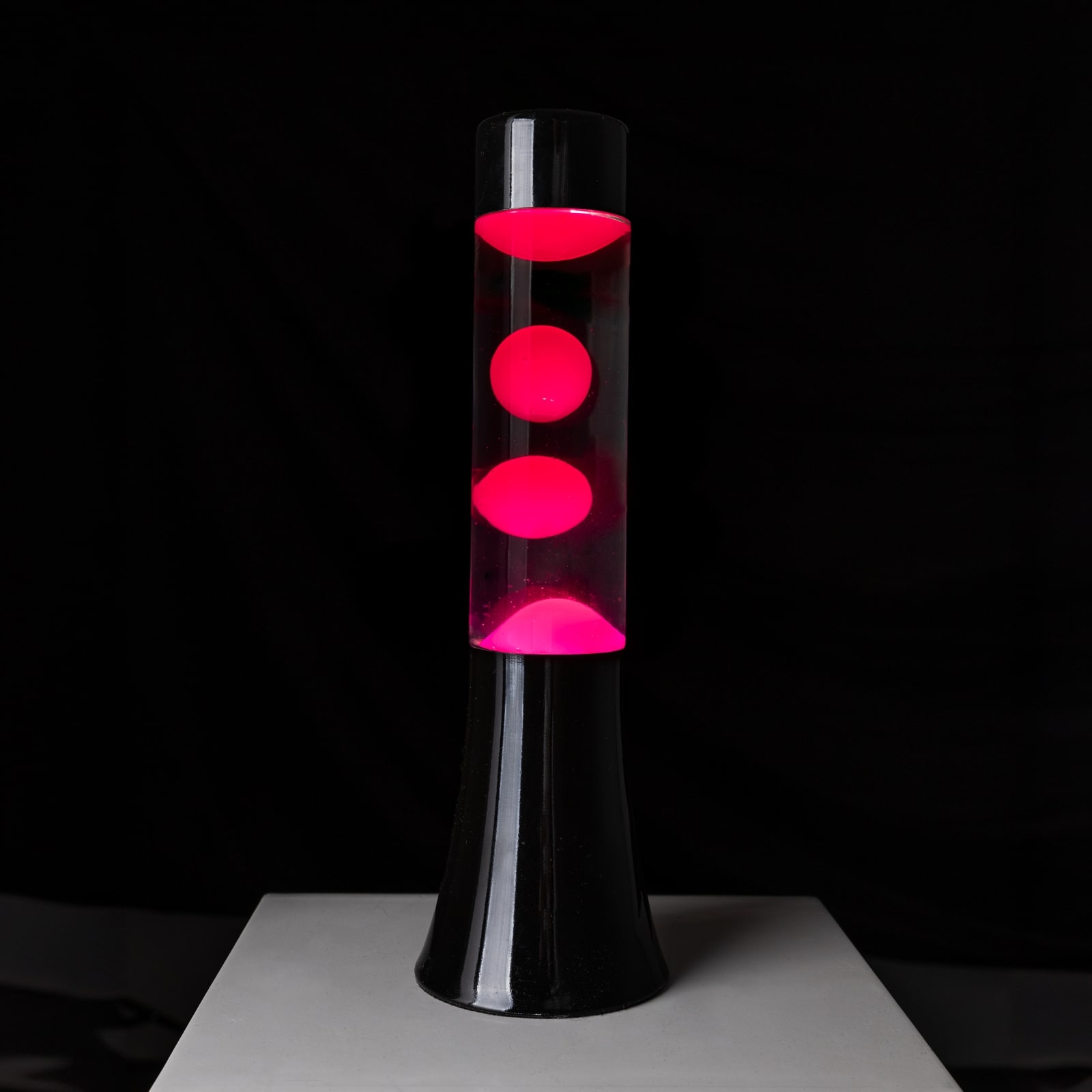 Trendform Lava Lamp MINI Black & Pink