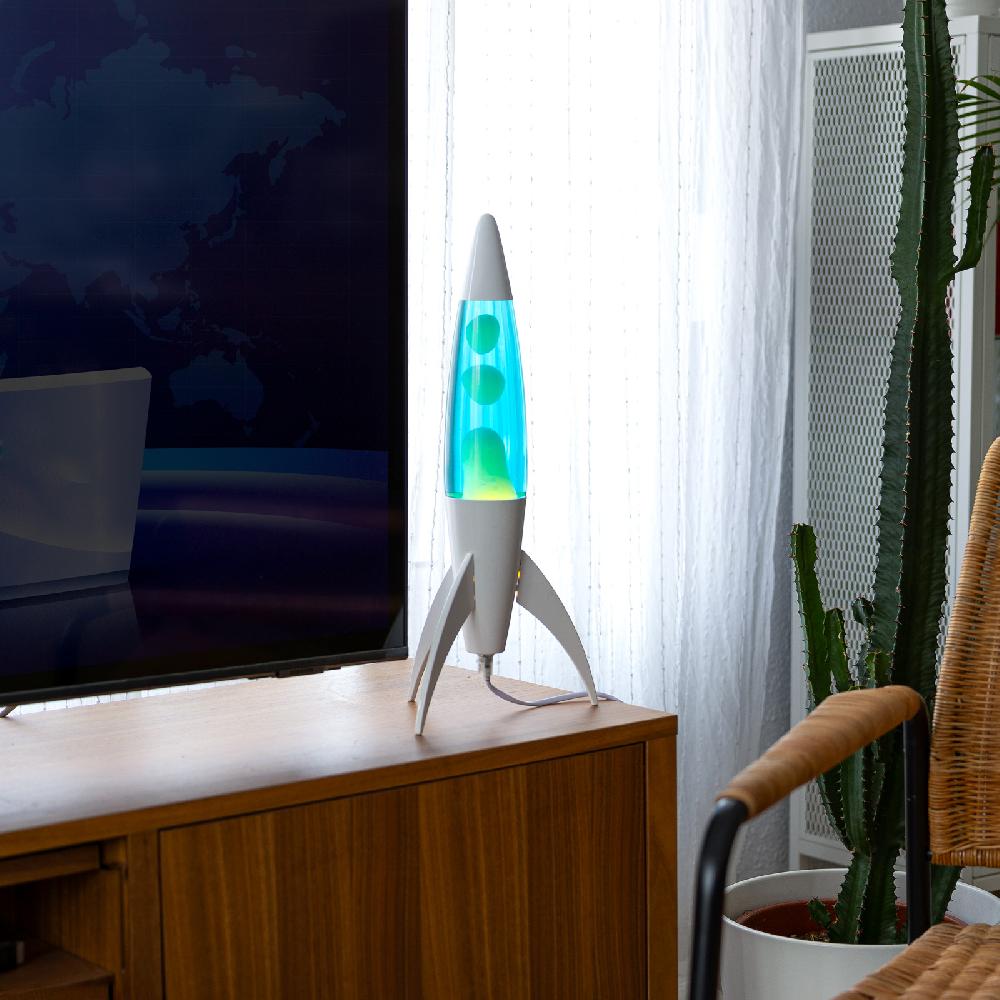 Trendform Lava Lamp ROCKET - Blue