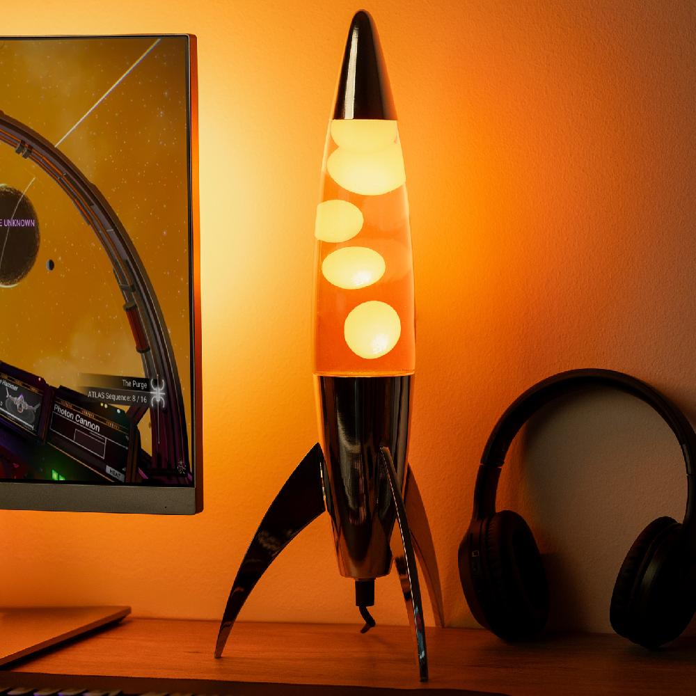 Trendform Lava Lamp ROCKET Orange