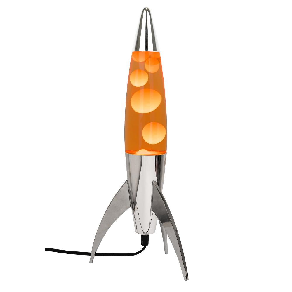 trendform Lava Lamp ROCKET orange
