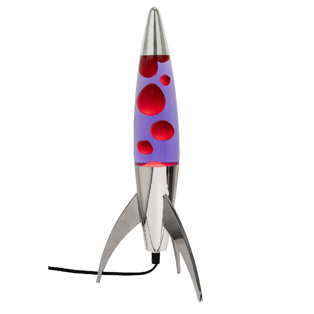 trendform Lava Lamp ROCKET purple