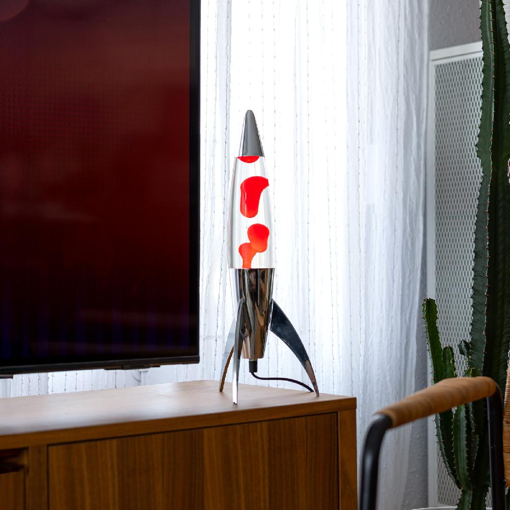 Trendform Lava Lamp ROCKET - Red