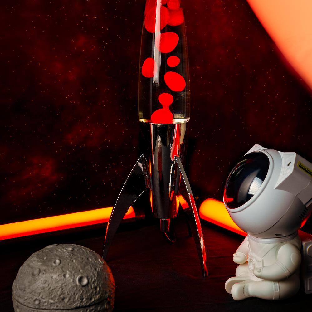 Trendform Lava Lamp ROCKET - Red