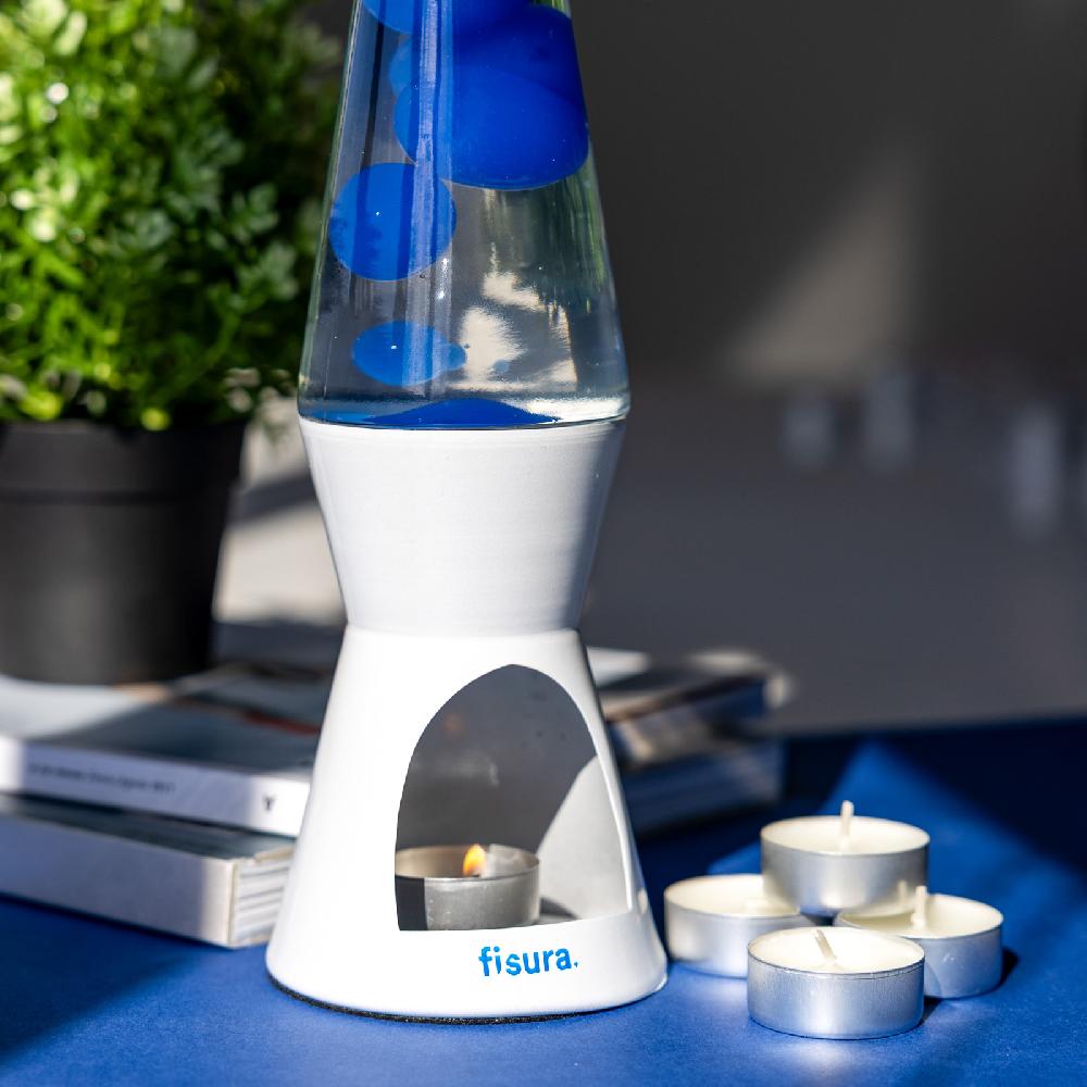 Trendform Lava Lamp T-LIGHT - White & Blue