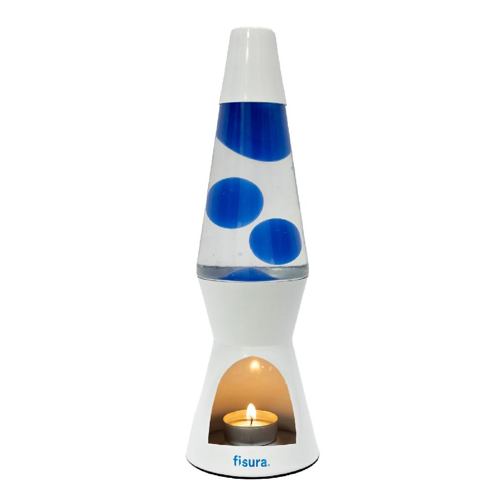 trendform Lava Lamp T-LIGHT - white & blue