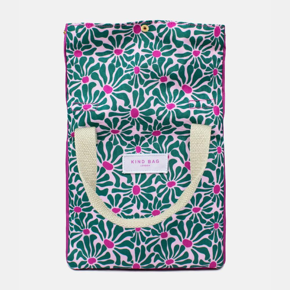 Trendform Lunch Bag Abstract Flowers - Green