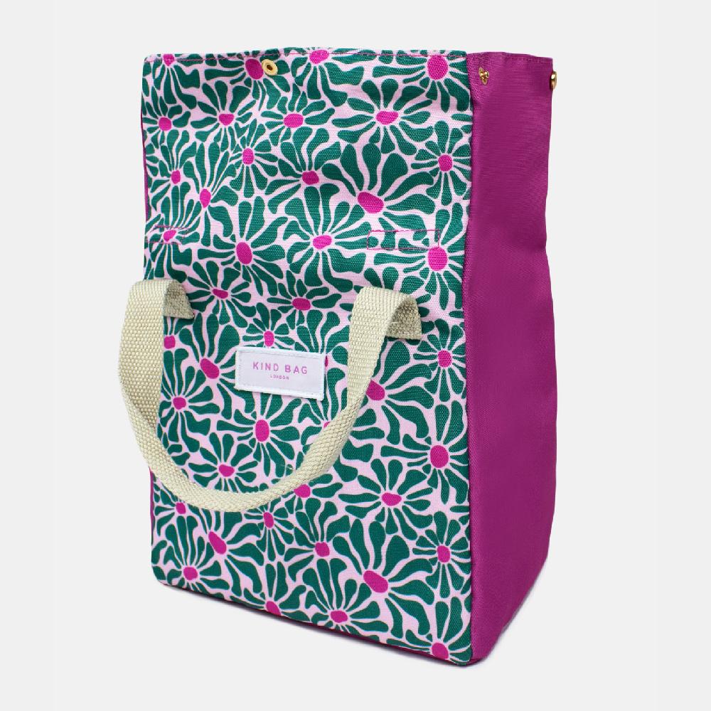 Trendform Lunch Bag Abstract Flowers - Green