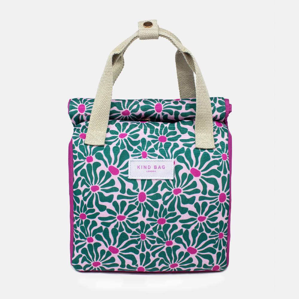 trendform Lunch Bag Abstract Flowers - Green