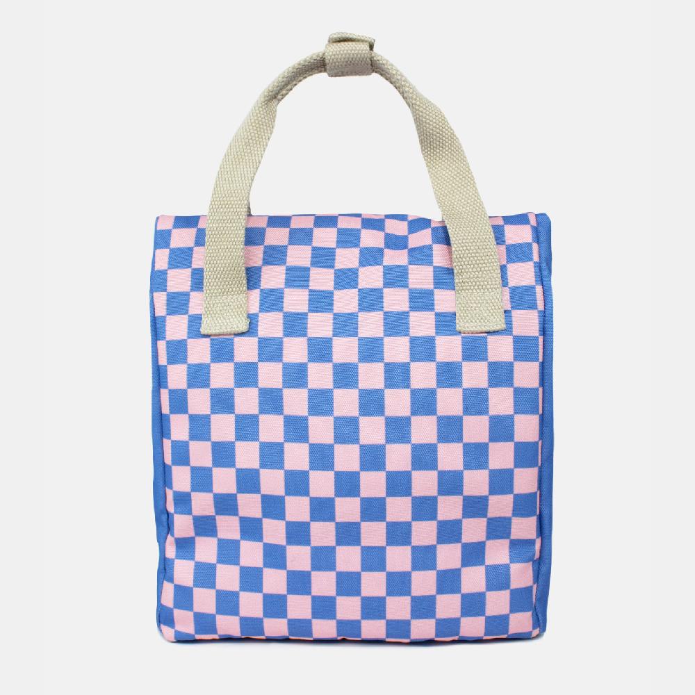 Trendform Lunch Bag Checkerboard - Pink + Blue