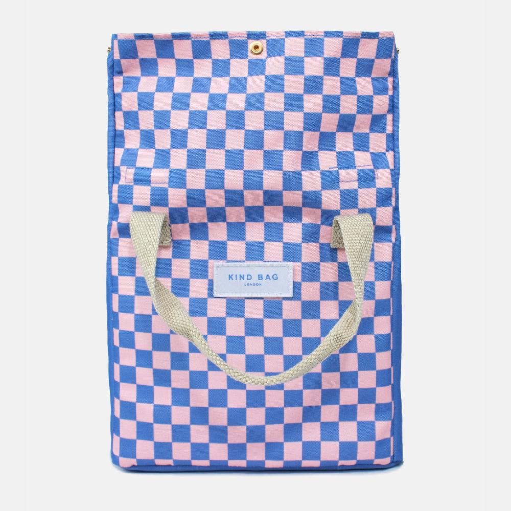 Trendform Lunch Bag Checkerboard - Pink + Blue