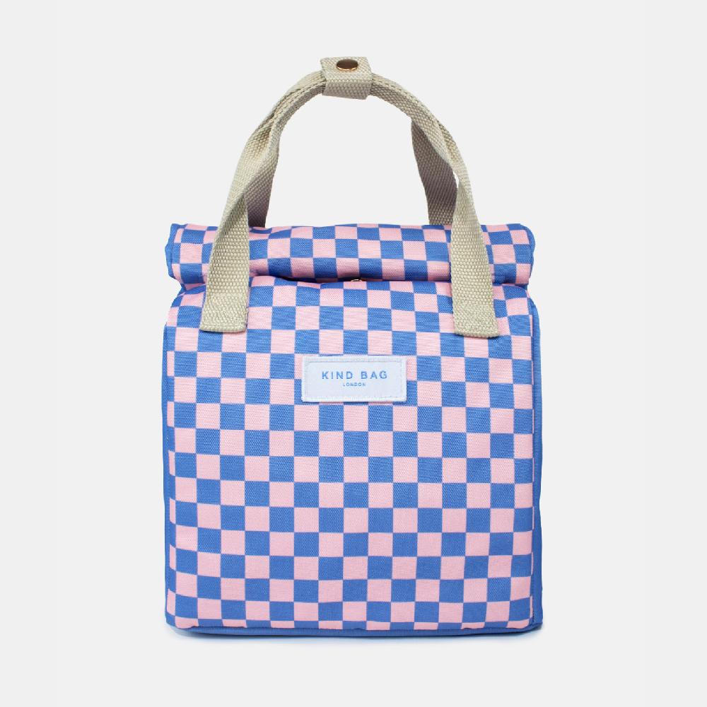 trendform Lunch Bag Checkerboard - Pink + Blue