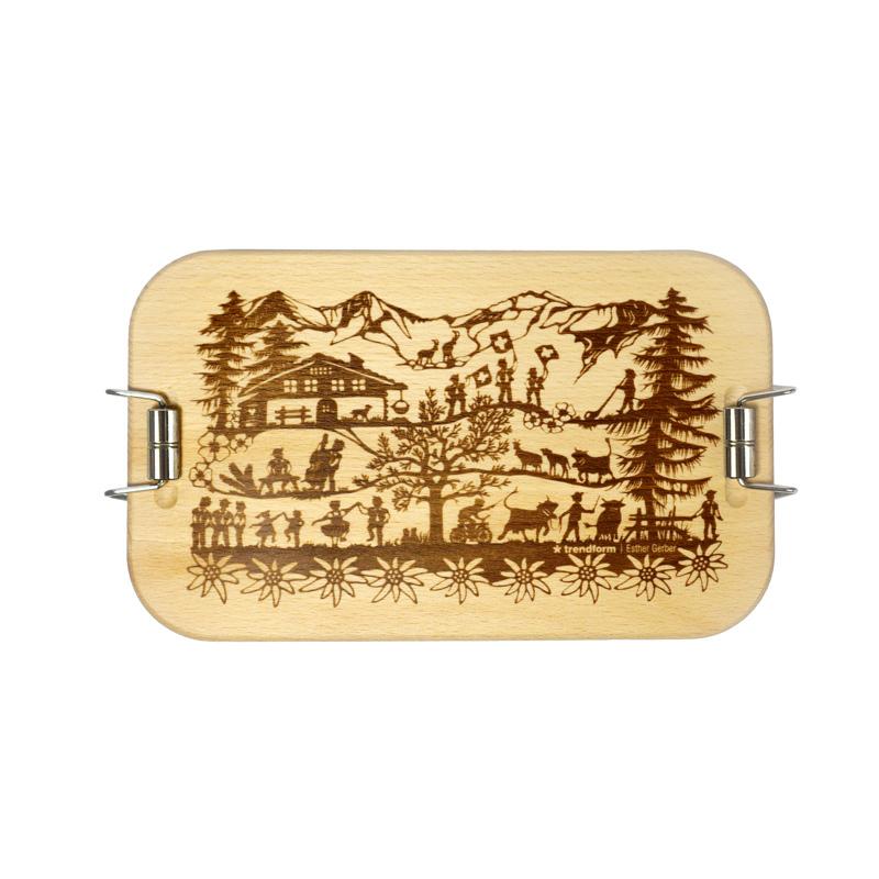Trendform Lunchbox Metall SWISS TRADITION