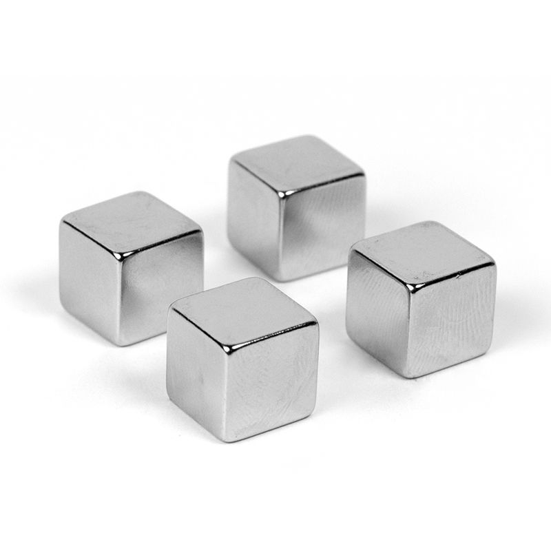 trendform Magic Magnets CUBE 4er Set silber