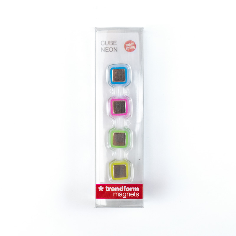 Trendform Magic Magnets CUBE NEON 4er Set