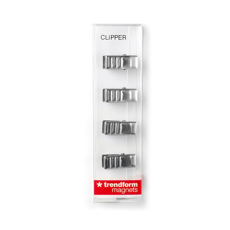 Trendform Magnet-Clip CLIPPER 4er Set Chrom