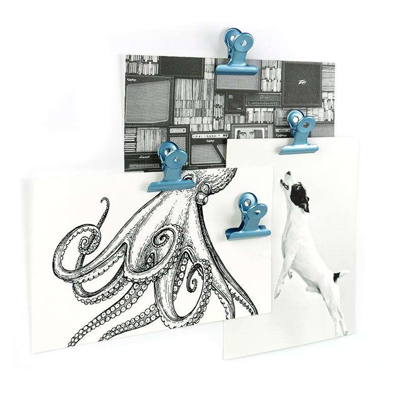 Trendform Magnet-Clip GRAFFA 4er Set Blau