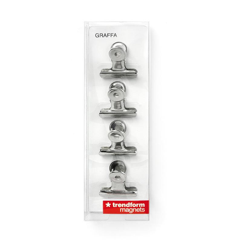 Trendform Magnet-Clip GRAFFA 4er Set Verchromt