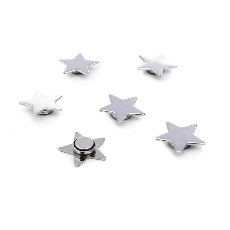 Trendform Magnet STAR 6er Set Verchromt