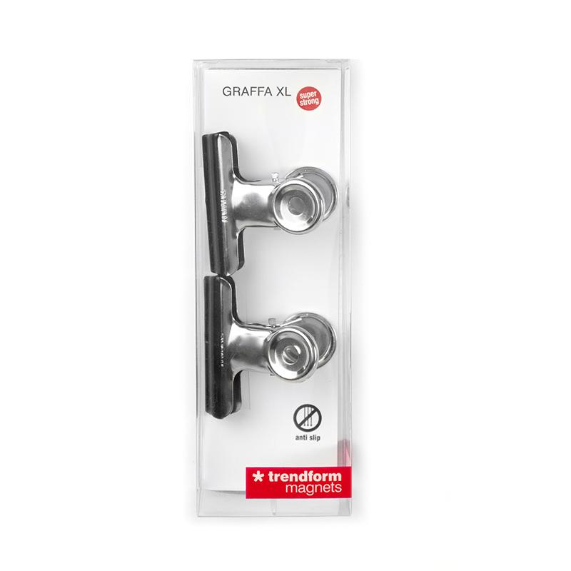 Trendform Magnetclip GRAFFA XL 2er Set Verchromt