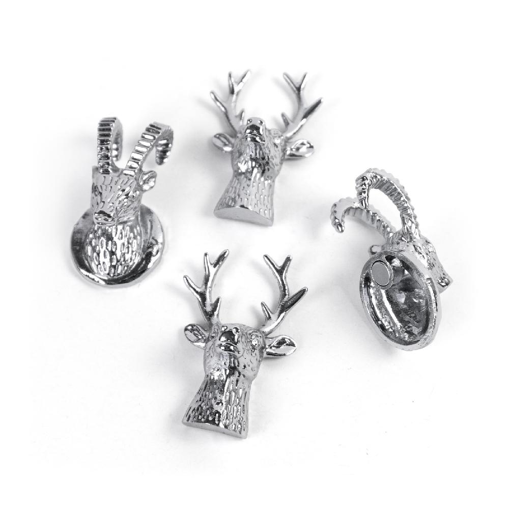 Trendform Magnete ALPINE 4er Set Silber