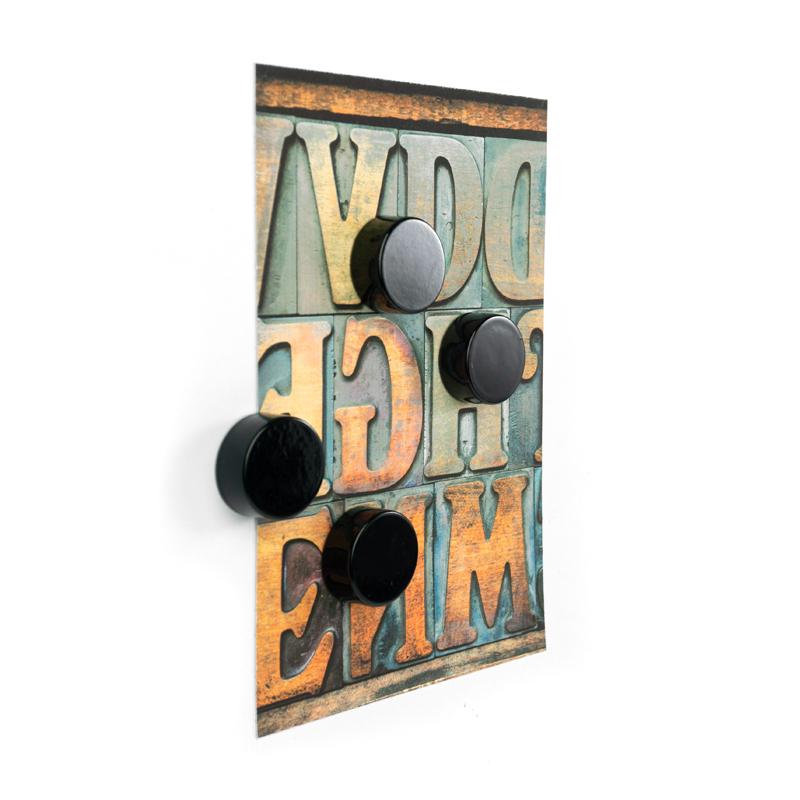 Trendform Magnete BLACK 4er Set Schwarz