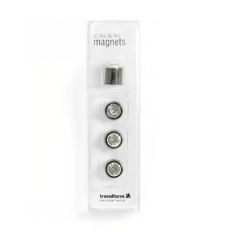 Trendform Magnete BLING BLING 4er Set Anthrazit