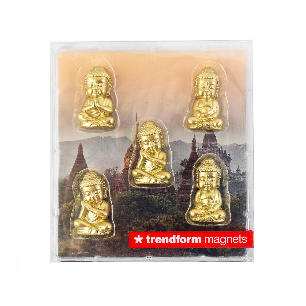 Trendform Magnete BUDDHA 5er Set Gold